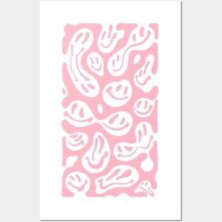 Melting Smiles in Light Pink Posters and Art